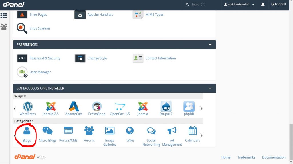 Cara Install Wordpress SUPER Fast - Tutorial Digital Marketing, Website, & Bisnis Online - Exabytes Softaculous install blogs