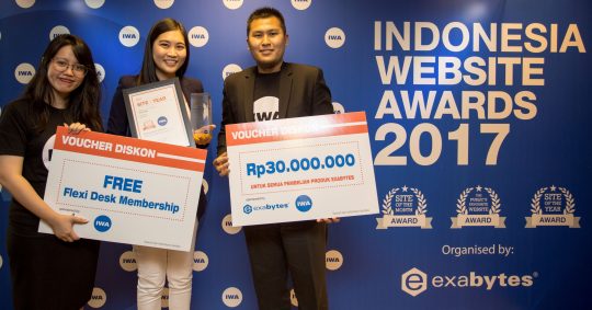 Ajang Penghargaan Website Pertama di Indonesia, IWA Mengumumkan 3 Website Terbaik di Tahun 2017 - 2024