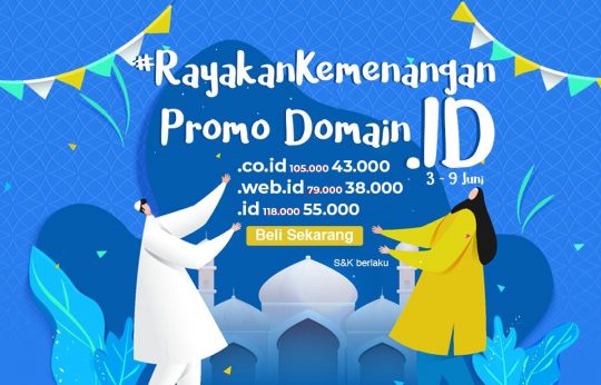 #RayakanKemenangan dengan Promo Domain .ID - 2022