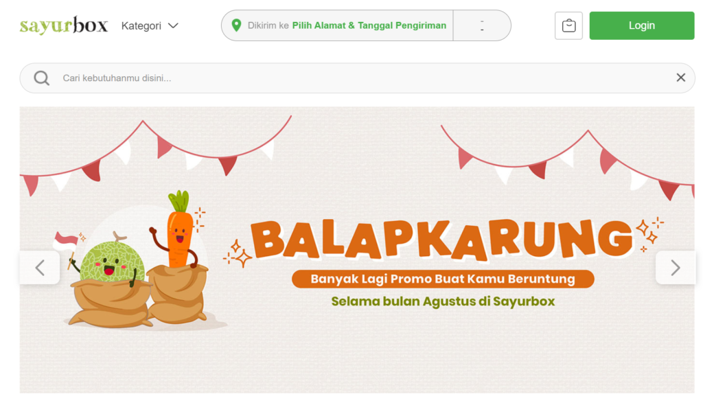 E-Commerce Sayur Box