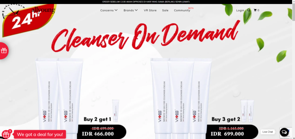 E-Commerce Allyoung Indonesia