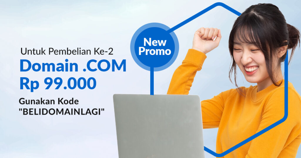 promo domain .com cuma Rp 99.000