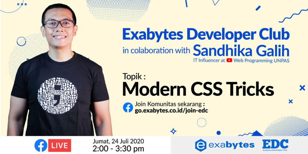 Event Exabytes : EDC x Sandhika Galih