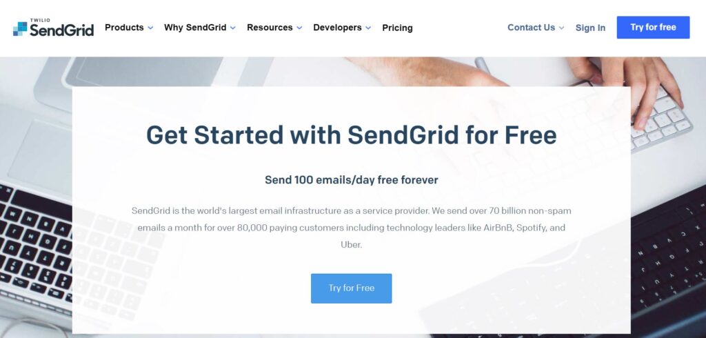 Daftar Sendgrid