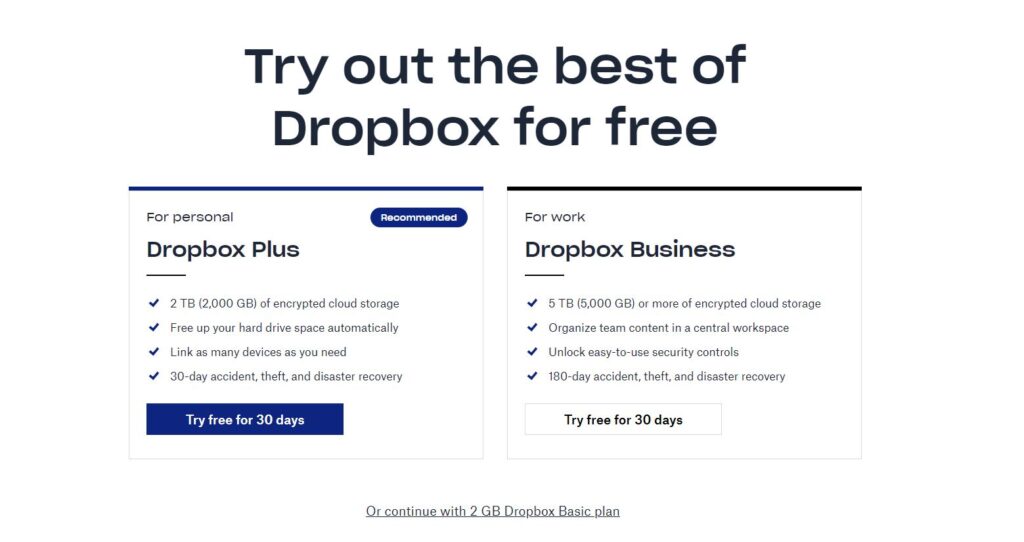 Dropbox Bisnis