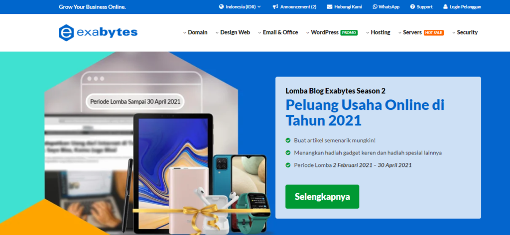 Lomba Blog Exabytes Season 2 Telah Dibuka, Menangkan Gadget Menarik 🎉 - 2025