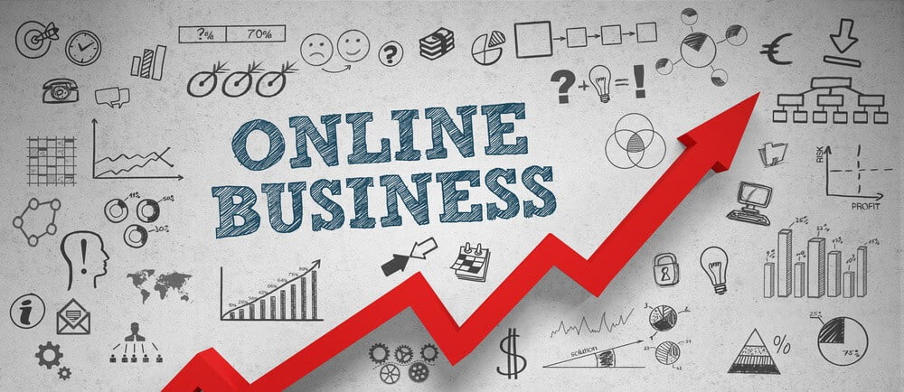 Ilustasi bisnis online - alasan bisnis harus go online