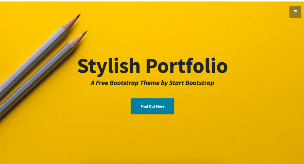 10 Rekomendasi Template Web Portofolio Gratis - Tutorial Digital Marketing, Website, & Bisnis Online - Exabytes Stylish Portfolio