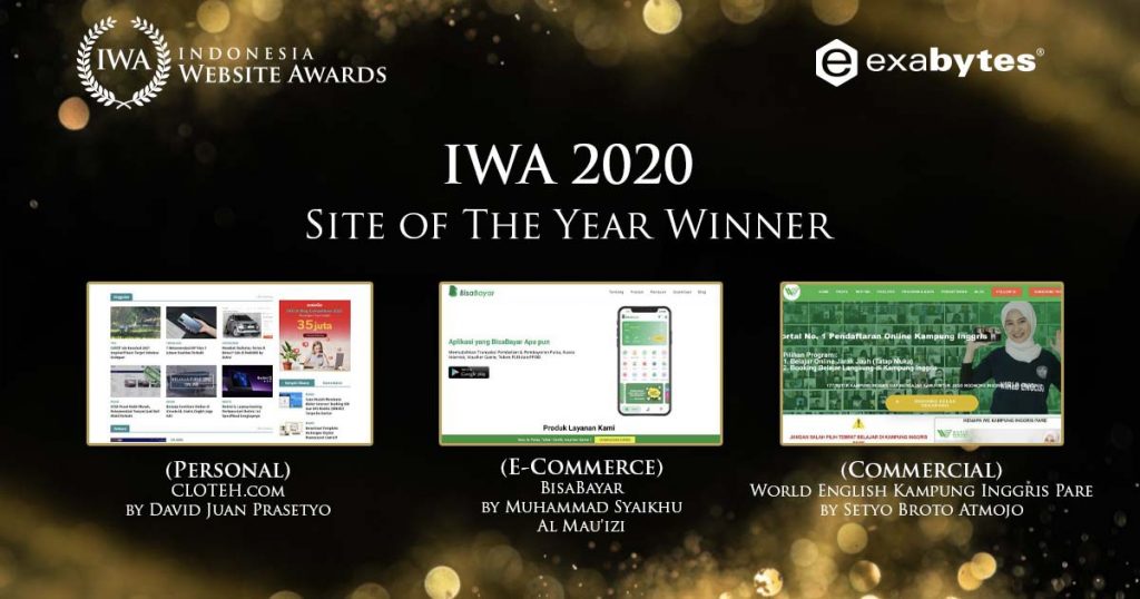 Pemenang Site of The Year IWA 2020