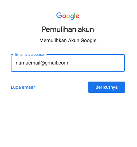 password gmail 