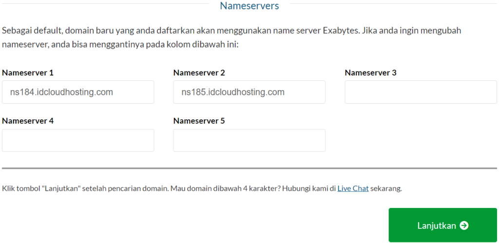 Mendaftarkan Domain Website Sekolah di Exabytes
