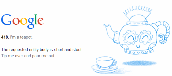 http status codes 418: I'm a Teapot