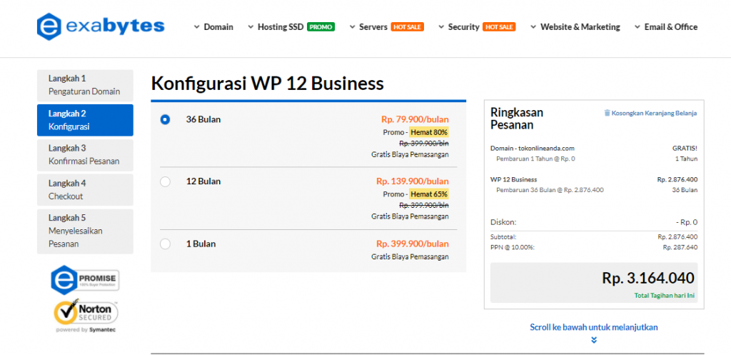 7 Cara Mudah Memulai WordPress Blog Dengan Benar (Bagian 1) - Tutorial Digital Marketing, Website, & Bisnis Online - Exabytes Berlangganan WordPress Hosting