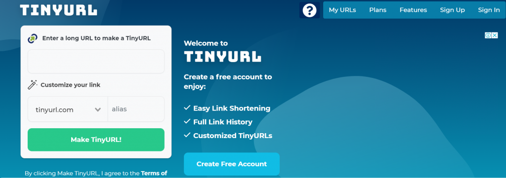 Free URL Shortener - TinyURL