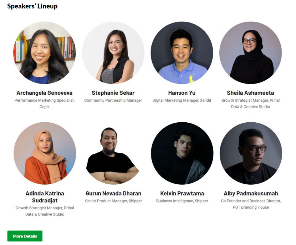 MarketingFest 2021 Speakers from Indonesia