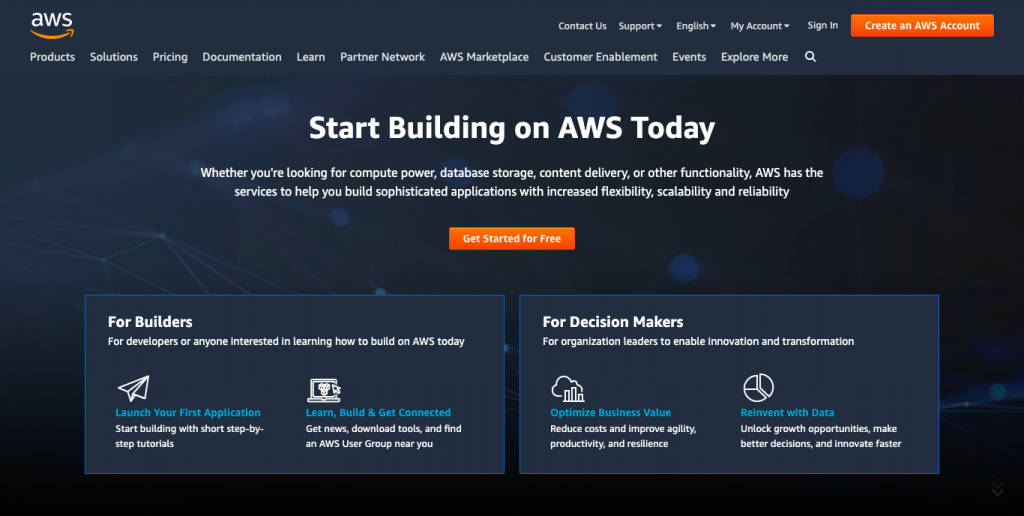 Aplikasi cloud AWS
