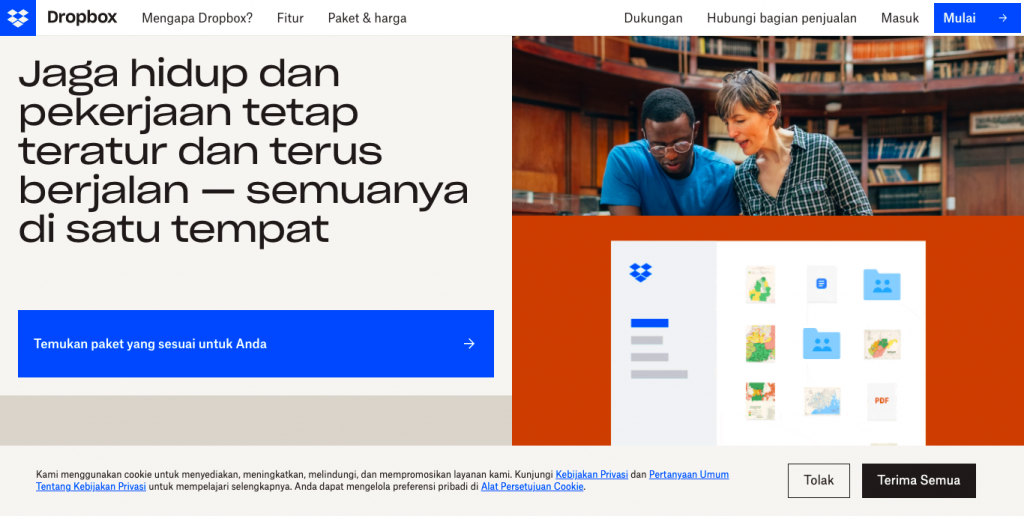 aplikasi cloud dropbox