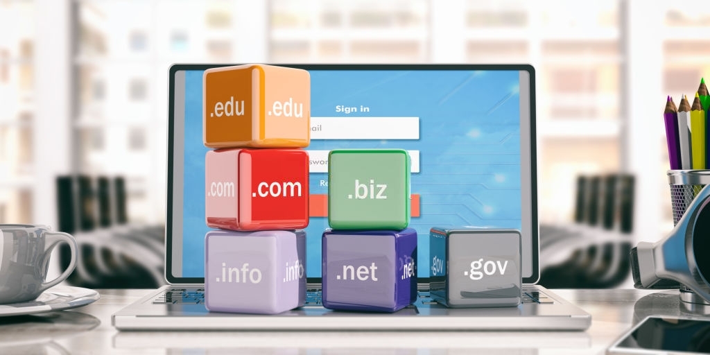 Domain sebagai alamat website di internet.