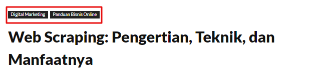 contoh breadcrumbs pada website