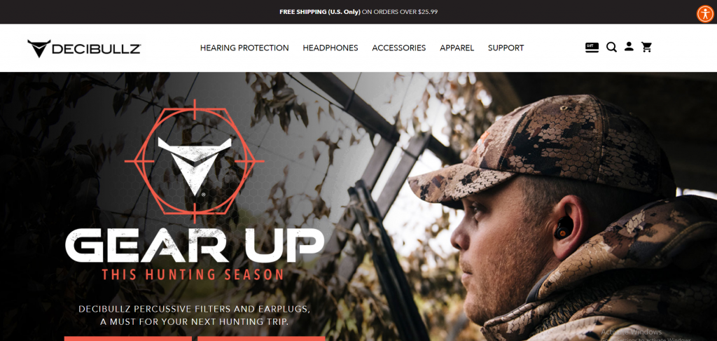 Contoh template website e-commerce terbaik (Sumber: Decibullz)