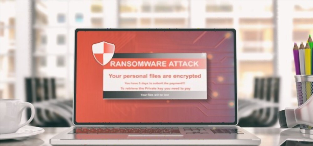 ilustrasi website terkena ransomware