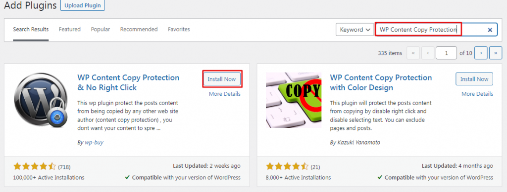 Cari plugin WP Content Copy Protection