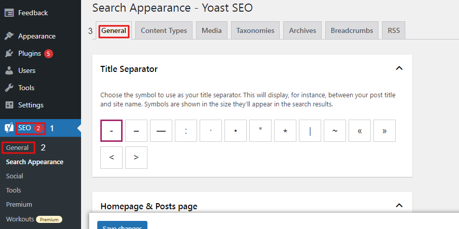 Cara Install dan Setting Plugin Yoast SEO Pada Website - Tutorial Digital Marketing, Website, & Bisnis Online - Exabytes Yoast SEO dapat digunakan untuk title separator