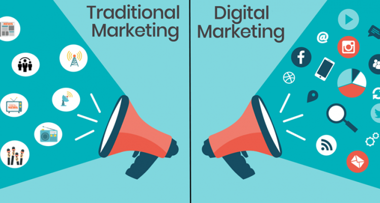 Traditional marketing vs digital marketing