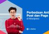 Mengenal Perbedaan Post dan Page dalam WordPress perbedaan antara post dan page