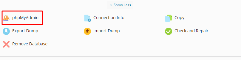 Lupa Password WordPress? Simak Cara ini Untuk Menggantinya - Tutorial Digital Marketing, Website, & Bisnis Online - Exabytes Pilih menu phpMyAdmin