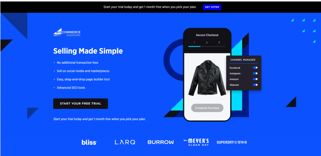 website builder terbaik: Bigcommerce