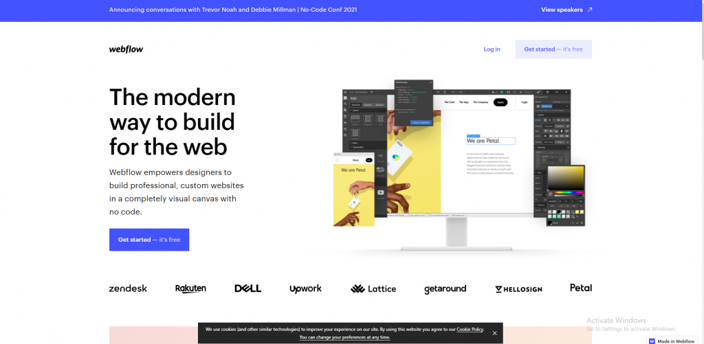 website builder terbaik: Webflow