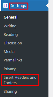 Melalui Plugin Insert Headers and Footers