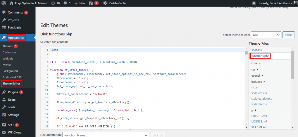 cara duplikat halaman wordpress