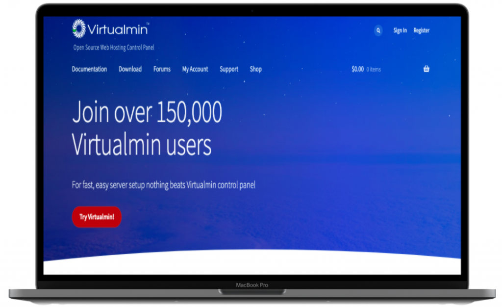 13+ Control Panel VPS Terbaik (Gratis & Berbayar) - Tutorial Digital Marketing, Website, & Bisnis Online - Exabytes control panel VPS Virtualmin