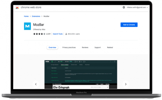 15+ Ekstensi Google Chrome Untuk SEO & Digital Marketing - Tutorial Digital Marketing, Website, & Bisnis Online - Exabytes Rekomendasi Ekstensi Google Chrome Untuk SEO dan Digital Marketing: Mozbar