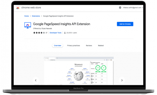 Rekomendasi Ekstensi Google Chrome Untuk SEO dan Digital Marketing: Pagespeed insights