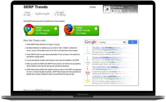 Rekomendasi Ekstensi Google Chrome Untuk SEO dan Digital Marketing: SERPTrends SEO Extension