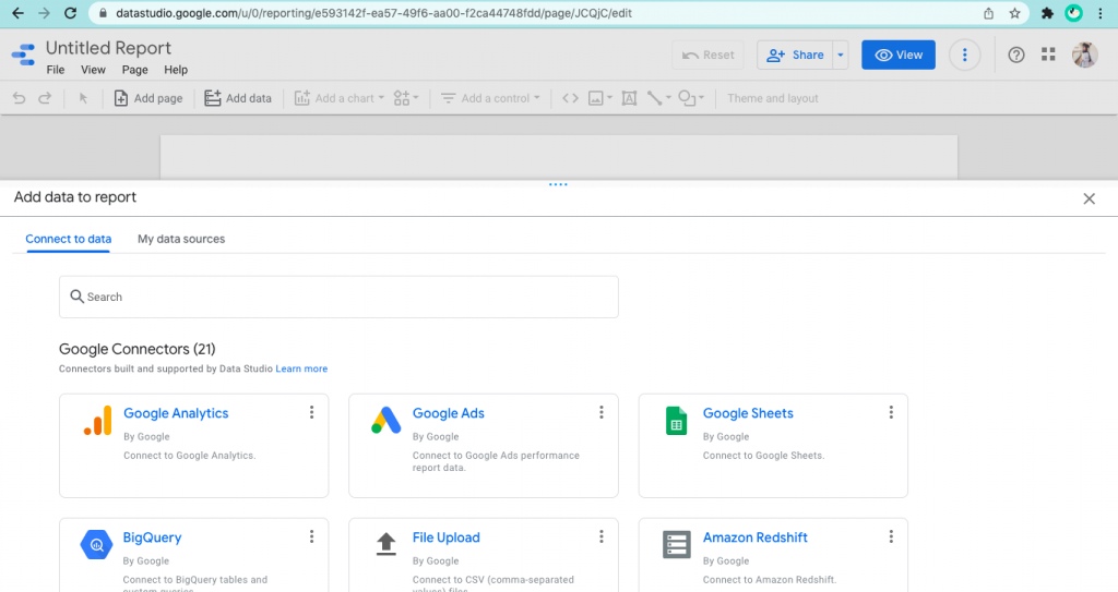 Terkoneksi Secara Mudah dengan Google Data Studio Untuk Kebutuhan Visualisasi Data