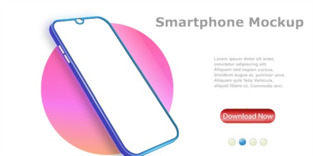 Contoh High Fidelity Prototype dalam bentuk Smartphone Mockup. (Sumber: Shutterstock)