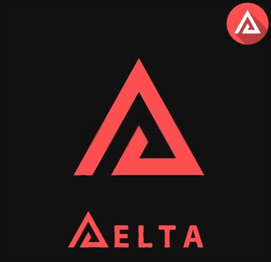 contoh logo dengan pola segitiga