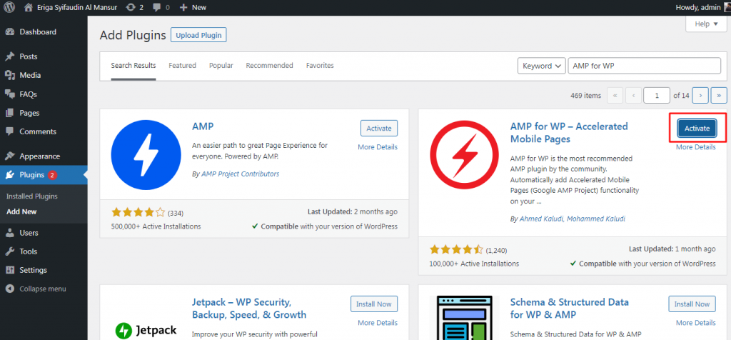 Apa Itu AMP & Cara Instalasi Plugin AMP di WordPress (Terbaru) - Tutorial Digital Marketing, Website, & Bisnis Online - Exabytes instalasi plugin amp