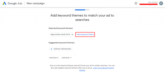 Cara Setting Google Ads Dengan Mudah dan Lengkap - Tutorial Digital Marketing, Website, & Bisnis Online - Exabytes Masukkan keyword ke Google ads