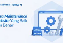 5+ Cara Maintenance Website Yang Baik dan Benar cara maintenance website