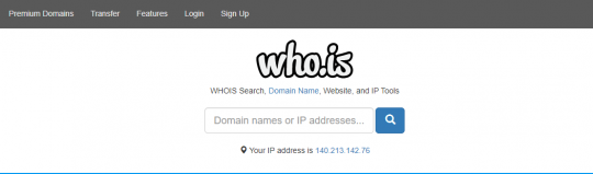 cara mengecek whois