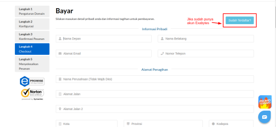Cara Membeli Nama Domain di Exabytes - 2025