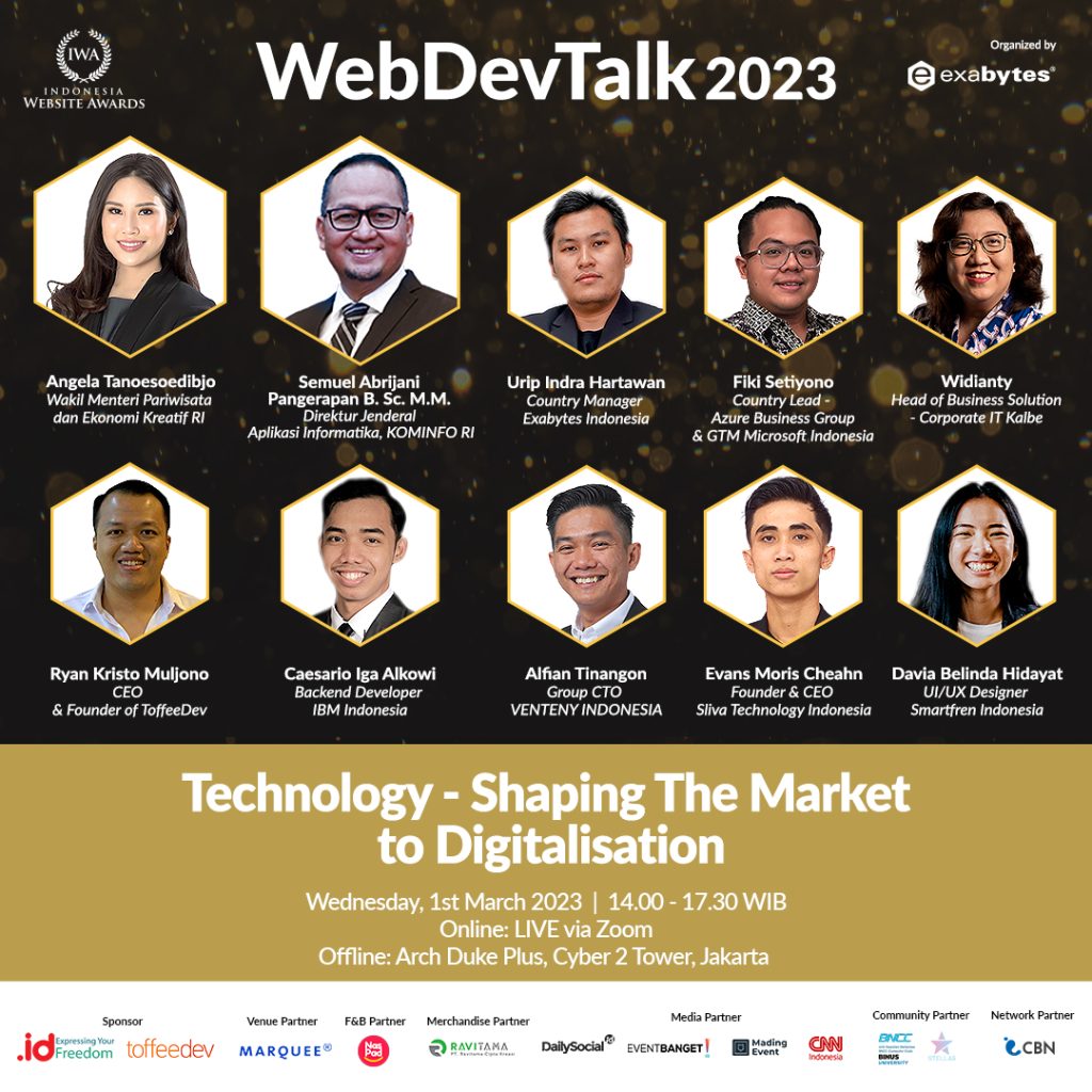Indonesia Website Awards x WebDeveloper Talk 2023, Kembali Digelar Secara Hybrid - 2023