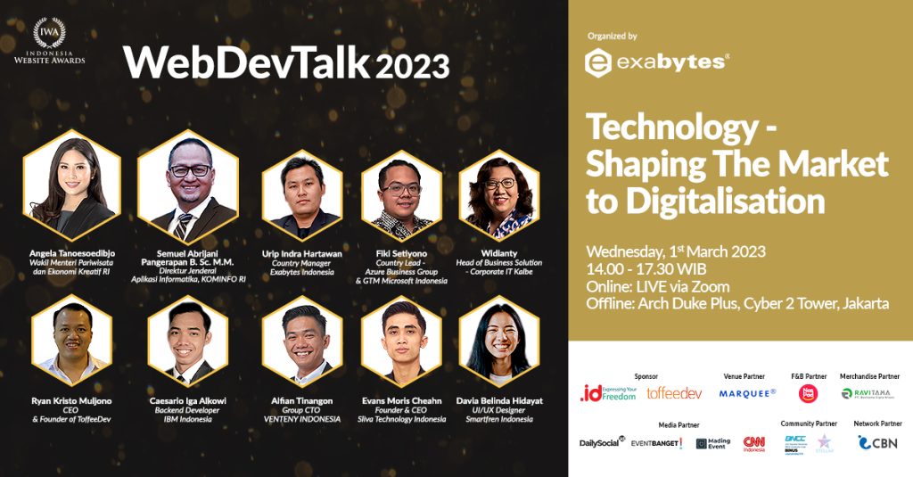 Indonesia Website Awards x WebDeveloper Talk 2023, Kembali Digelar Secara Hybrid - 2023