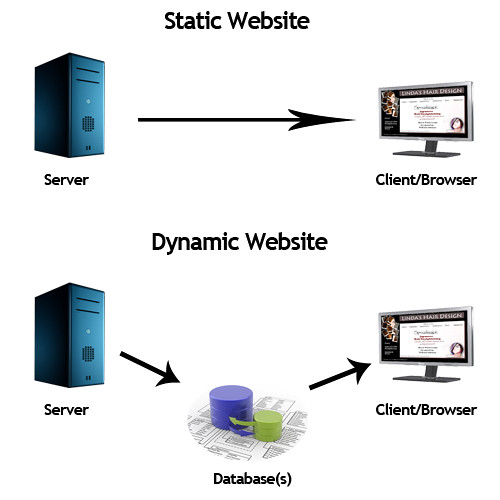 perbedaan website dinamis dengan website statis