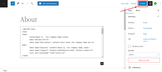 cara membuat html static dengan wordpress